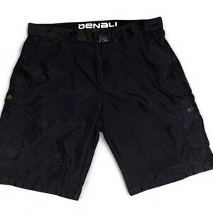 Black DENALI Cargo Shorts